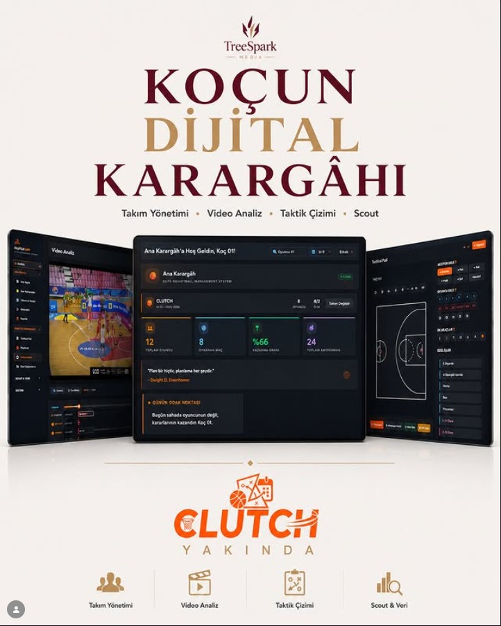 CLUTCH koçun dijital karargahı proje tanıtım görseli